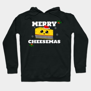 Funny Christmas Kawaii Merry Cheesemas Hoodie